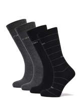 Cadeaubox Herensokken 4 Paar Calvin klein jeans Zwart socks men 22417-29