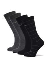 Chaussettes Calvin klein jeans Noir socks men 71219835-vue-porte