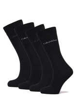 Cadeaubox Herensokken 4 Paar Calvin klein jeans Zwart socks men 71219836-vue-porte