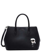 Sac Port Main K Ikonik 2.0 Cuir Karl lagerfeld Noir k ikonic 2.0 230W3041