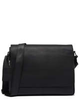 Messenger Tas Leder Burkely Zwart vintage 791722