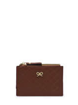 Porte-monnaie Noeud Miniprix Marron gold 78SM2281