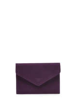 Porte-papiers Etincelle Nubuck Cuir Etrier Violet etincelle nubuck EETN054