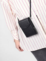 Cross Body Tas Sable  Miniprix Zwart sable 12834-vue-porte