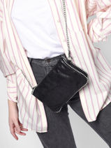 Sac Bandoulire Perle Miniprix Noir perle KJ62015-vue-porte