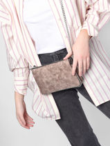 Sac Bandoulire Perle Miniprix Beige perle KJ62015-vue-porte