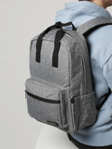 Sac  Dos Business 3 Compartiment + Pc 15" Bagsmart Gris original BM140004-vue-porte