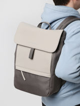 Sac  Dos Business + Pc15" Kapten and son Beige backpack FYN-vue-porte