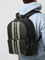Business Rugzak Armani exchange Zwart ivan CC831-vue-porte