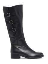 Bottes Cavalires En Cuir En Cuir Gabor Noir women 27