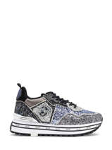 Sneakers Maxi Wonder Glitter Liu jo Bleu women 103TX007