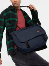 Sac Messenger Delegate+ Eastpak Bleu authentic K26E-vue-porte