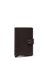 Porte-cartes Original Cuir Secrid Marron original MO