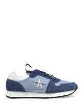 Sneakers Runner En Cuir Calvin klein jeans Bleu men 5530G1-vue-porte