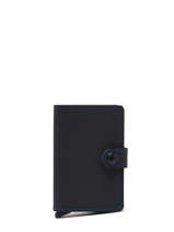 Porte-cartes Cuir Secrid Noir matte MM