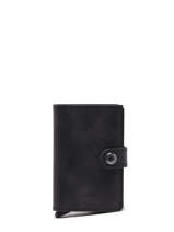 Porte-cartes Vintage Cuir Secrid Noir vintage MV