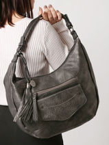 Sac Port paule Gun Miniprix Argent gun MD1882-vue-porte