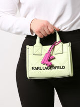 Sac Port Main K Skuare Karl lagerfeld Vert k skuare 230W3031-vue-porte