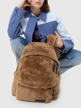 Rugzak Eastpak Bruin fuzzy K620FUZ-vue-porte