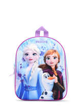 Sac  Dos 1 Compartiment Frozen Bleu find the way 342