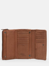 Porte-monnaie Smart Cuir Basilic pepper Marron smart BSMA97-vue-porte