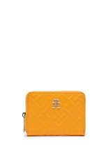 Portefeuille Tommy hilfiger Jaune iconic tommy AW14342