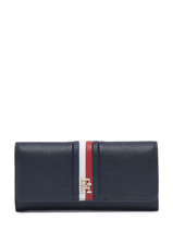 Portefeuille Tommy hilfiger Blauw th emblem AW14334