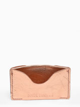 Kaarthouder Leder Paul marius Roze vintage GABIN-vue-porte