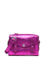 Cross Body Tas Ultraviolet Leder Paul marius Roze ultraviolet 1255503