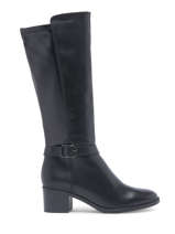 Laarzen Met Hak Uit Leder Tamaris Zwart women 25530-29
