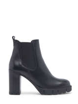 Bottines  Talon En Cuir Tamaris Noir women 29