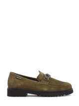 Mocassins Salka Velcalf Uit Leder Mephisto Groen women V