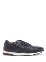 Sneakers En Cuir En Cuir Redskins Bleu men LUDIC