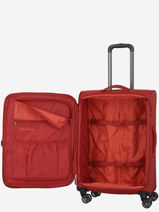 Soepele reiskoffer-TRAVELITE-vue-porte
