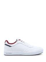 Sneakers Uit Leder Tommy hilfiger Wit men 4364YBR