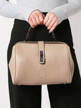 Handtas M Balade Leder Etrier Beige balade EBAL09-vue-porte