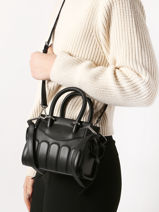 Sac Bandoulire Rodo Cuir Lancel Noir rodeo A12337-vue-porte