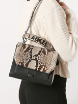 Handtas M Ninon Python Lancel Veelkleurig ninon A09370-vue-porte