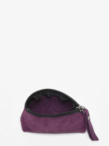 Porte-monnaie S Etincelle Nubuck Cuir Etrier Violet etincelle nubuck EETN651-vue-porte