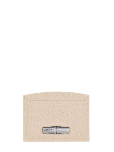 Longchamp Roseau Porte billets/cartes Beige