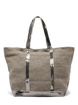 Le Cabas L Lin Paillettes Vanessa bruno Beige cabas lin 31V40409