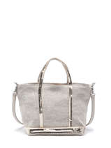 Sac Bandouli�re Baby Cabas Lin Paillettes Vanessa bruno Beige cabas lin 31V40410