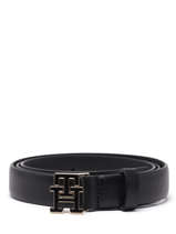 Ceinture Tommy hilfiger Noir monogram AW14239