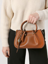 Cross Body Tas Gretel Ted lapidus Bruin gretel TLAU8923-vue-porte