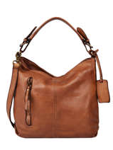 Sac  Main Dewashed Cuir Milano Marron dewashed DE20072