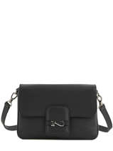 Sac Bandoulire Sagan Cuir Nathan baume Noir ines 2