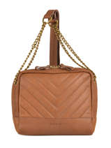 Sac Bandoulire Rio Cuir Nat et nin Marron vintage RIO