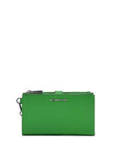 Portefeuille Nouveau Hamilton Cuir Michael kors Vert jet set F9SAFW4L