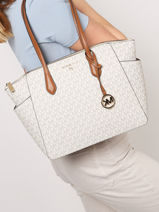 Sac Port paule Marilyn Logot Michael kors Beige marilyn S2G6AT2B-vue-porte