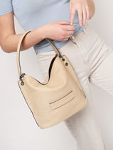 Longchamp Longchamp 3d Sac port travers Beige-vue-porte